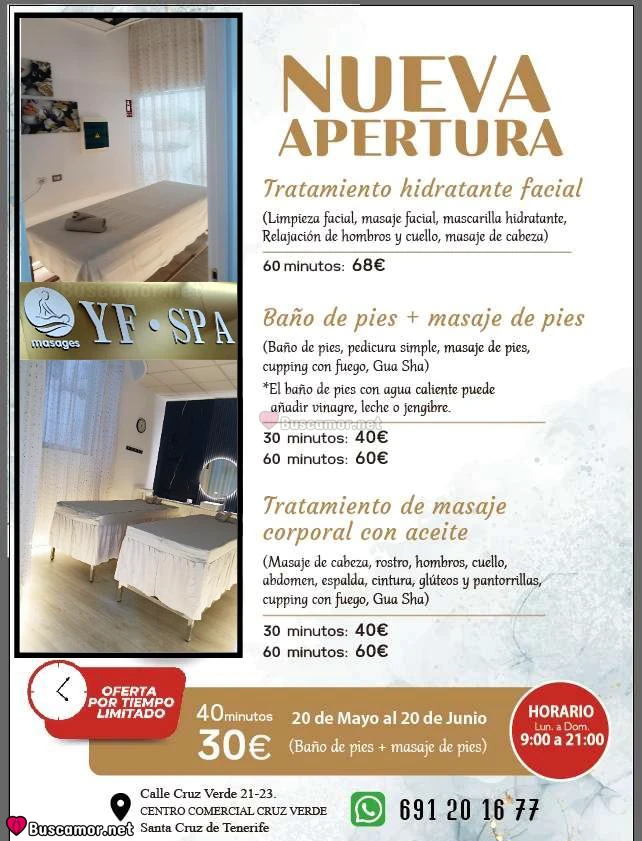 691201677 - Descubre el arte del masaje oriental en YF Spa Massage: ¡Gran apertura con ventajas especiales!