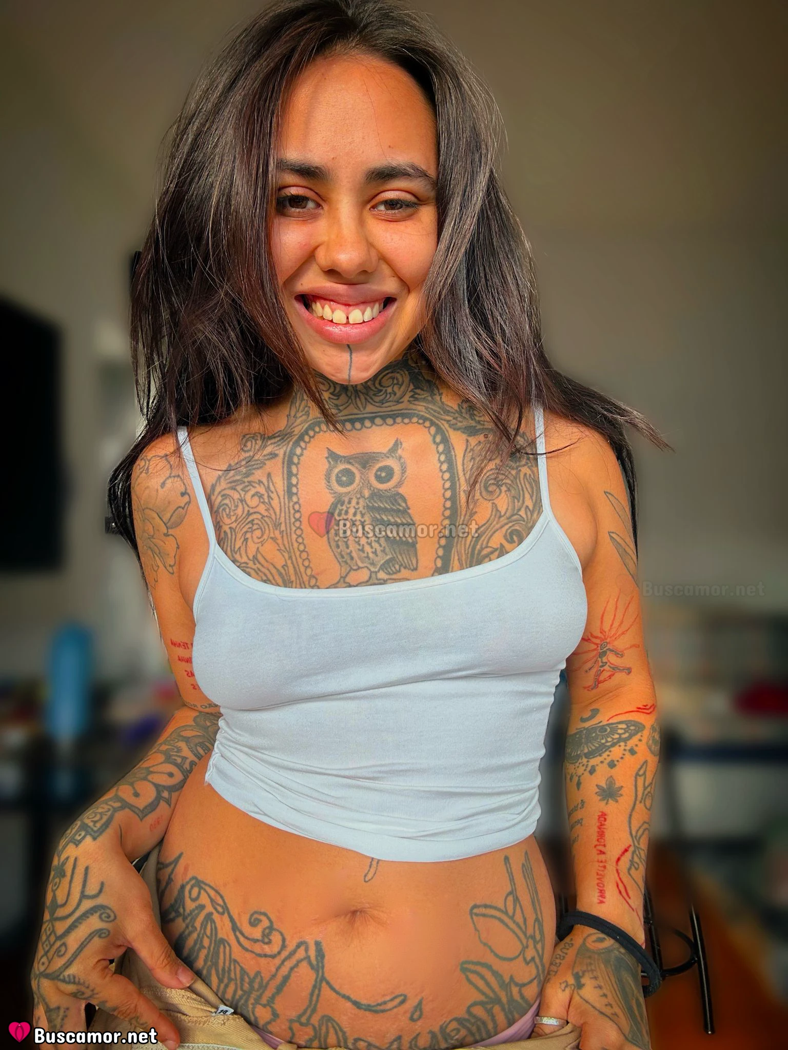 613200341 - Hola. soy Jess, la brasileña tatuada que busca disfrutar x la vida. Siempre lista pa un buen rato.
